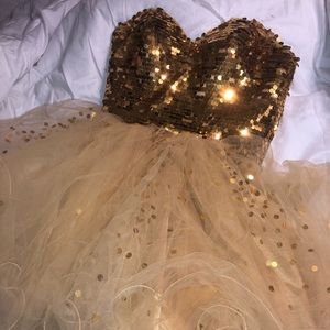 Beautiful dress. Only worn once.